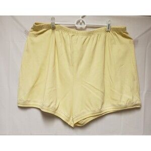 Women's Cotton Pastel Yellow Lounge Short Sz 3X PO Good
